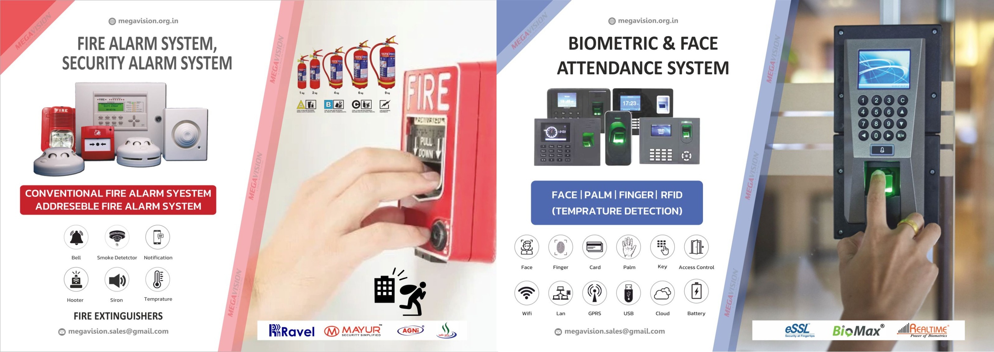 Fire Alarm System, Security Alarm System